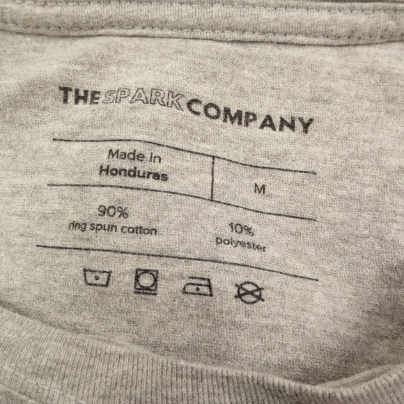 The Spark Company Women's Grey Short Sleeve T size M - Picture 6 of 6